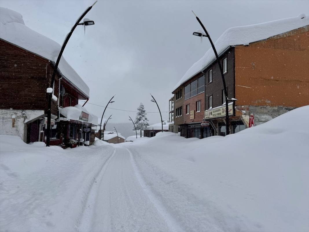 Kar yağan yayla bu hale geldi 3